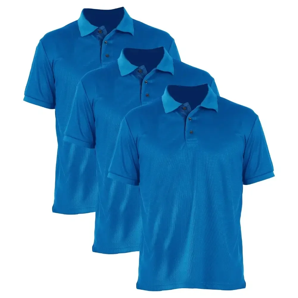 3 Pack Men’s Waffit Series Polo Shirts