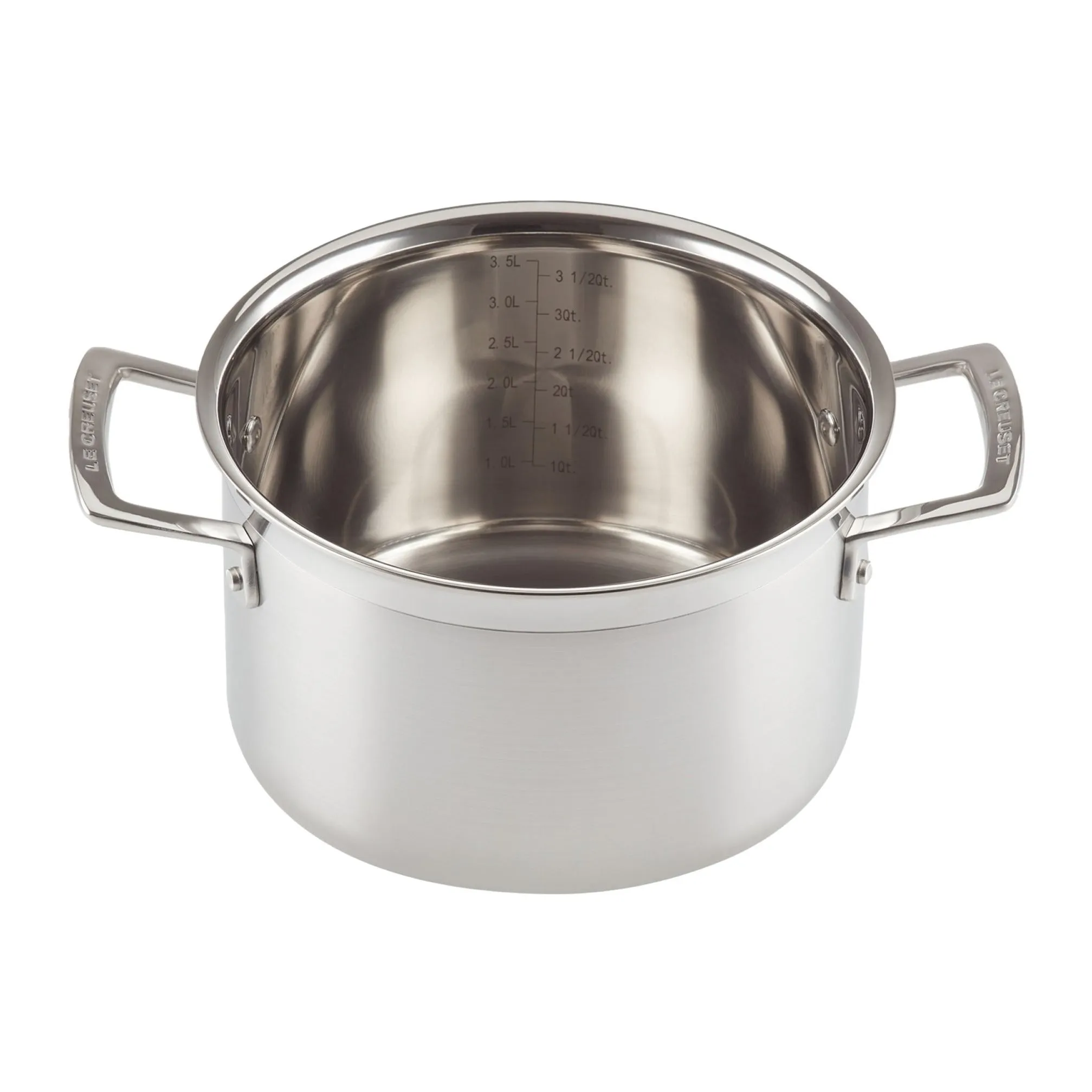 3-Ply Stainless Steel Deep Casserole Dish with Lid | 24cm