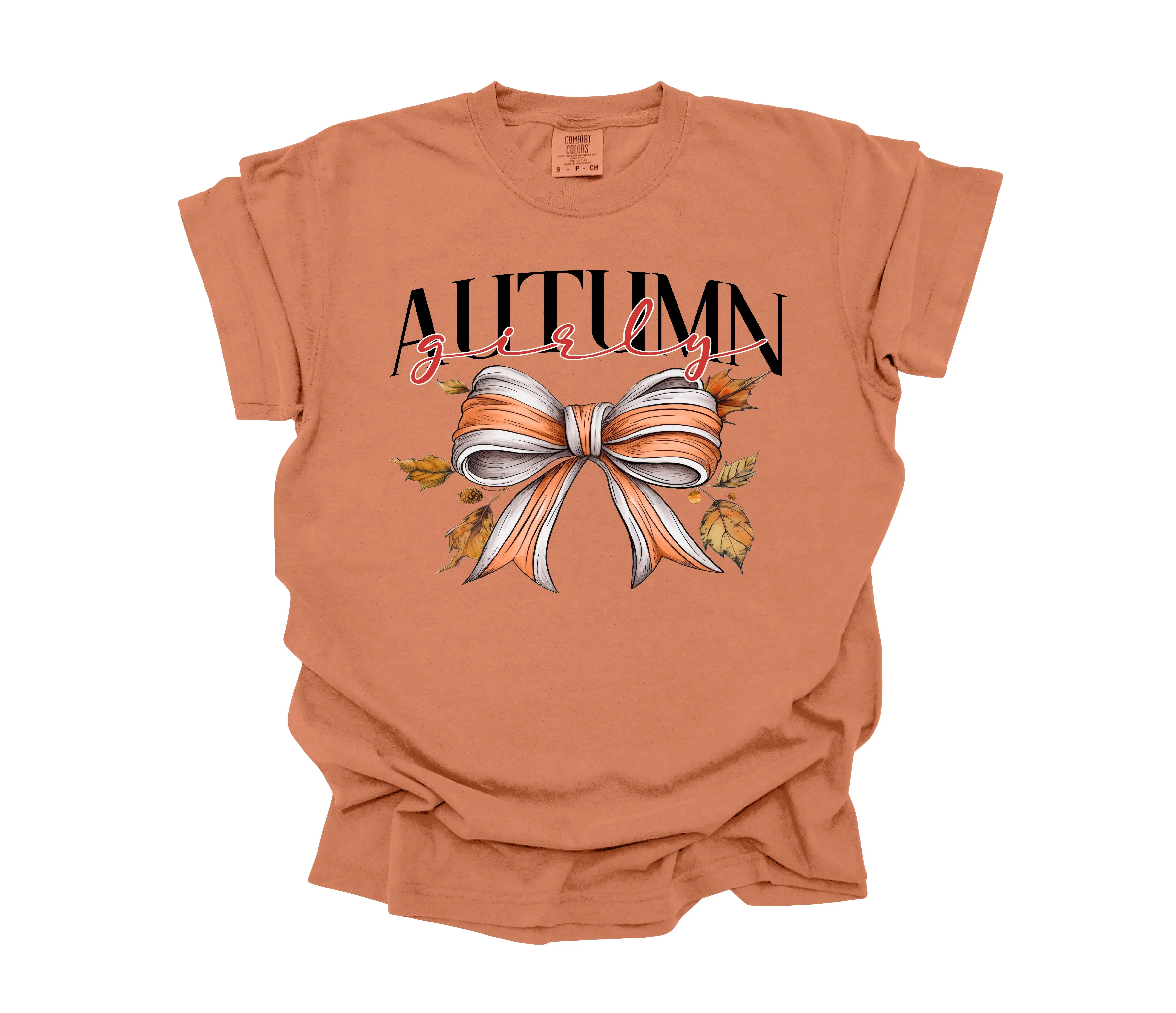 Autumn Girly - Adult Graphic Comfort Colors T-shirt