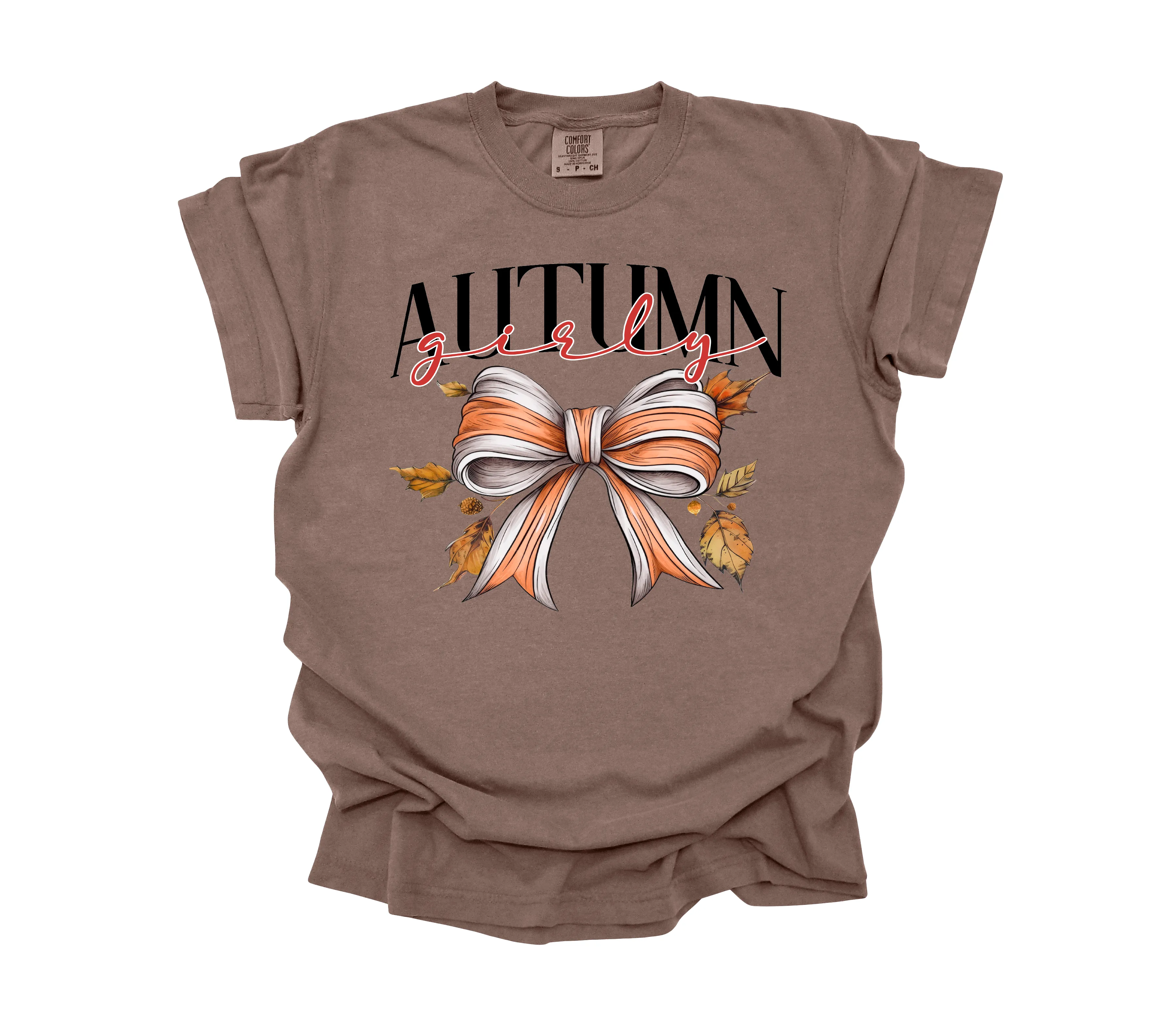 Autumn Girly - Adult Graphic Comfort Colors T-shirt