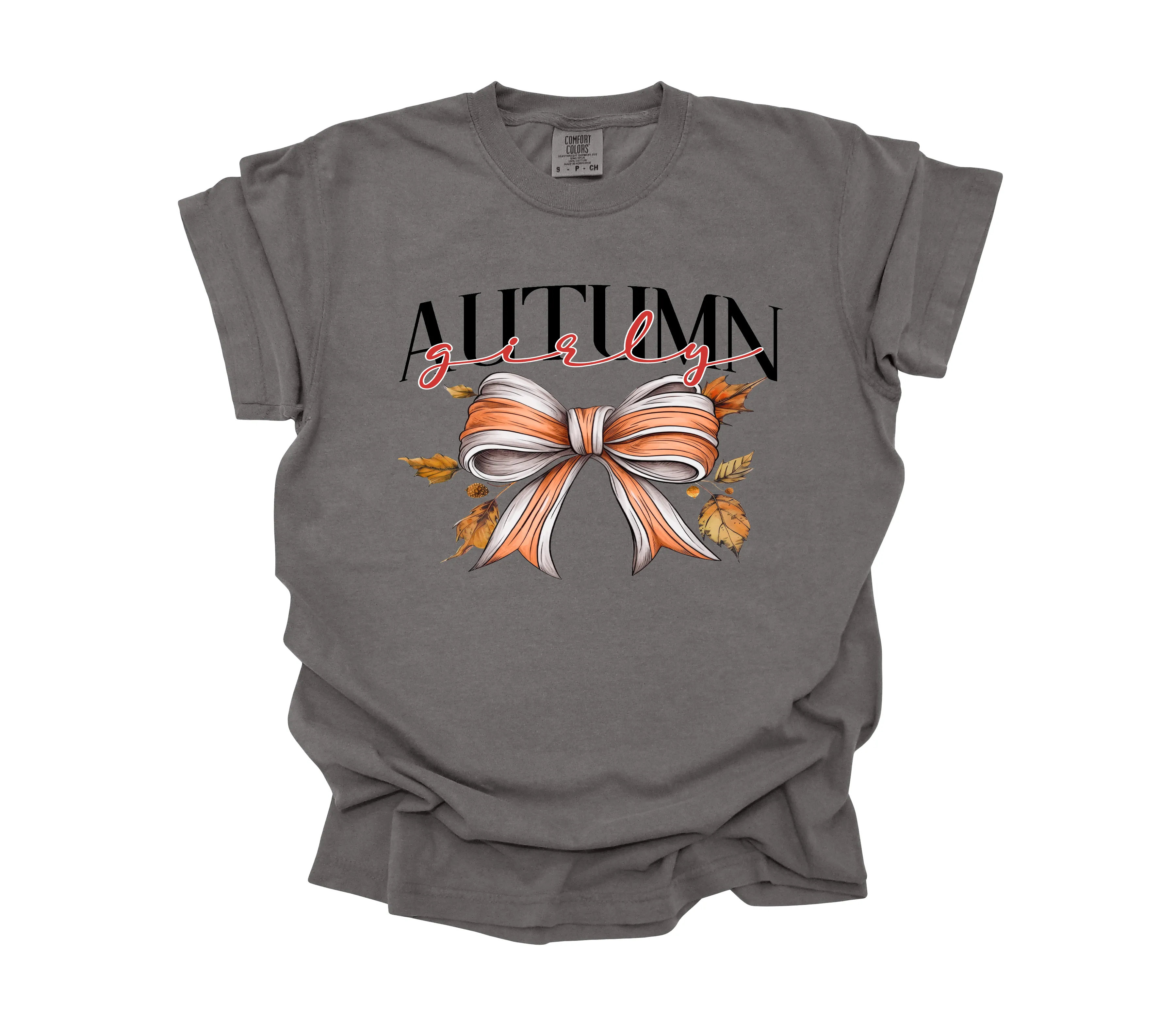 Autumn Girly - Adult Graphic Comfort Colors T-shirt