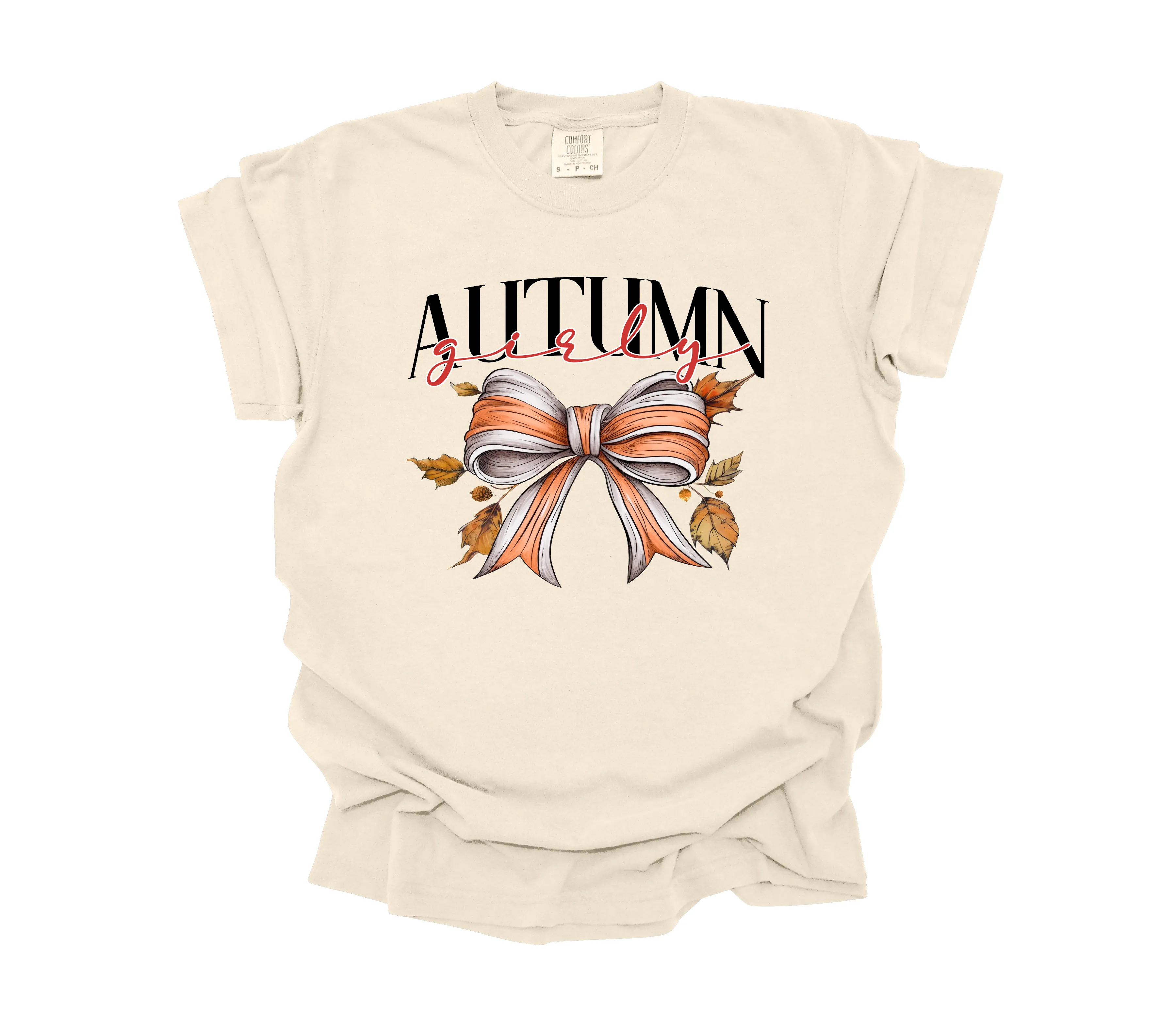 Autumn Girly - Adult Graphic Comfort Colors T-shirt