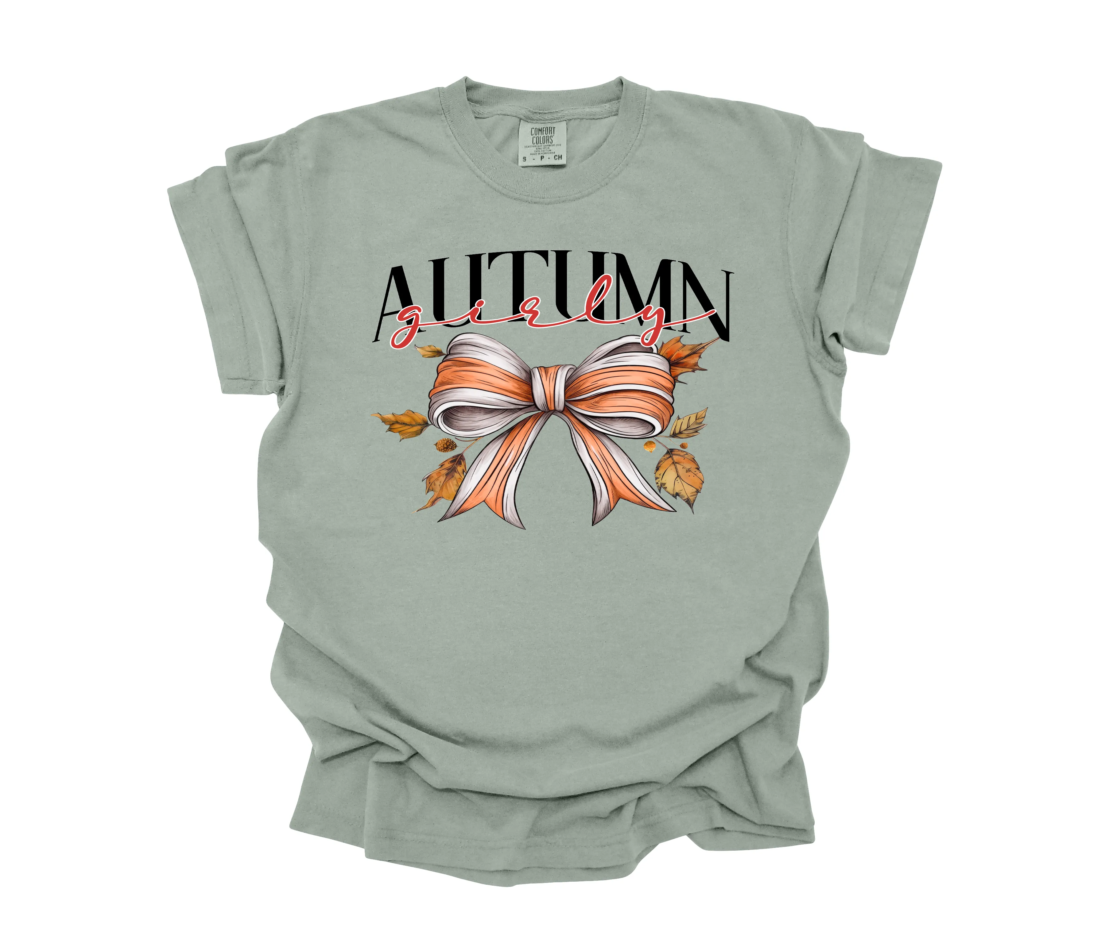 Autumn Girly - Adult Graphic Comfort Colors T-shirt