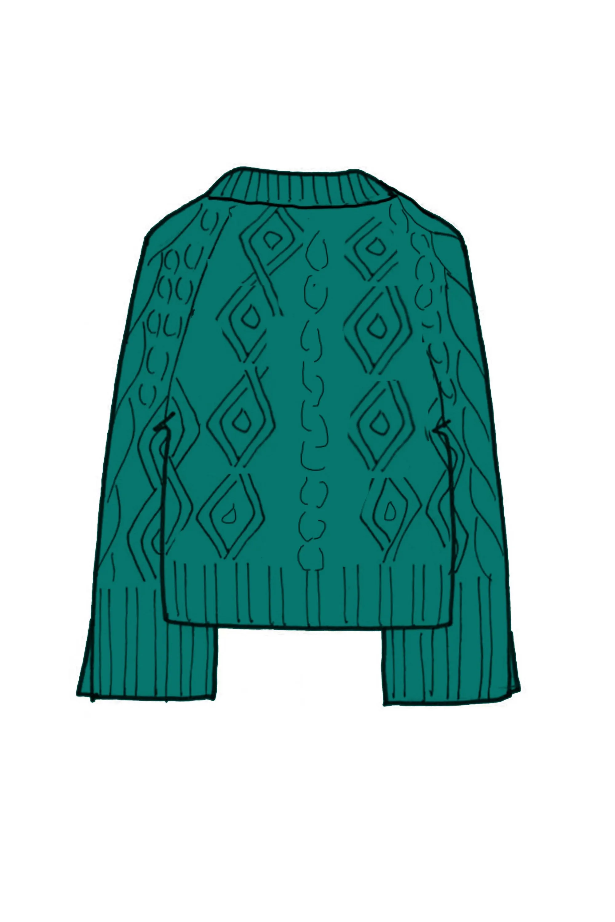 Cashmere Cable Sweater - Made to Order