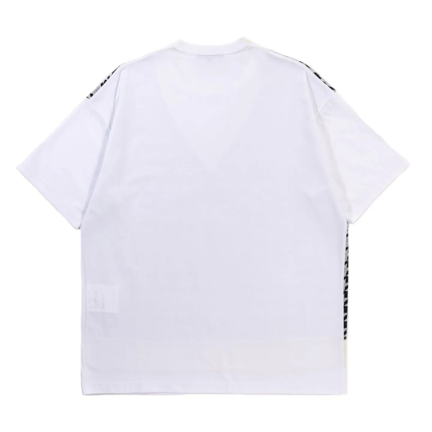 COMME DES GARCONS HOMME T004 T-SHIRT WHITE / HOUNDSTOOTH