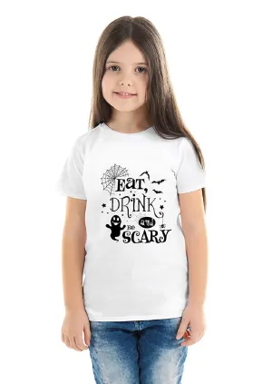 Halloween T-Shirts Dress For Girls H15