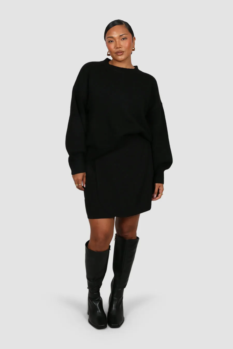 HARPER KNIT BLACK