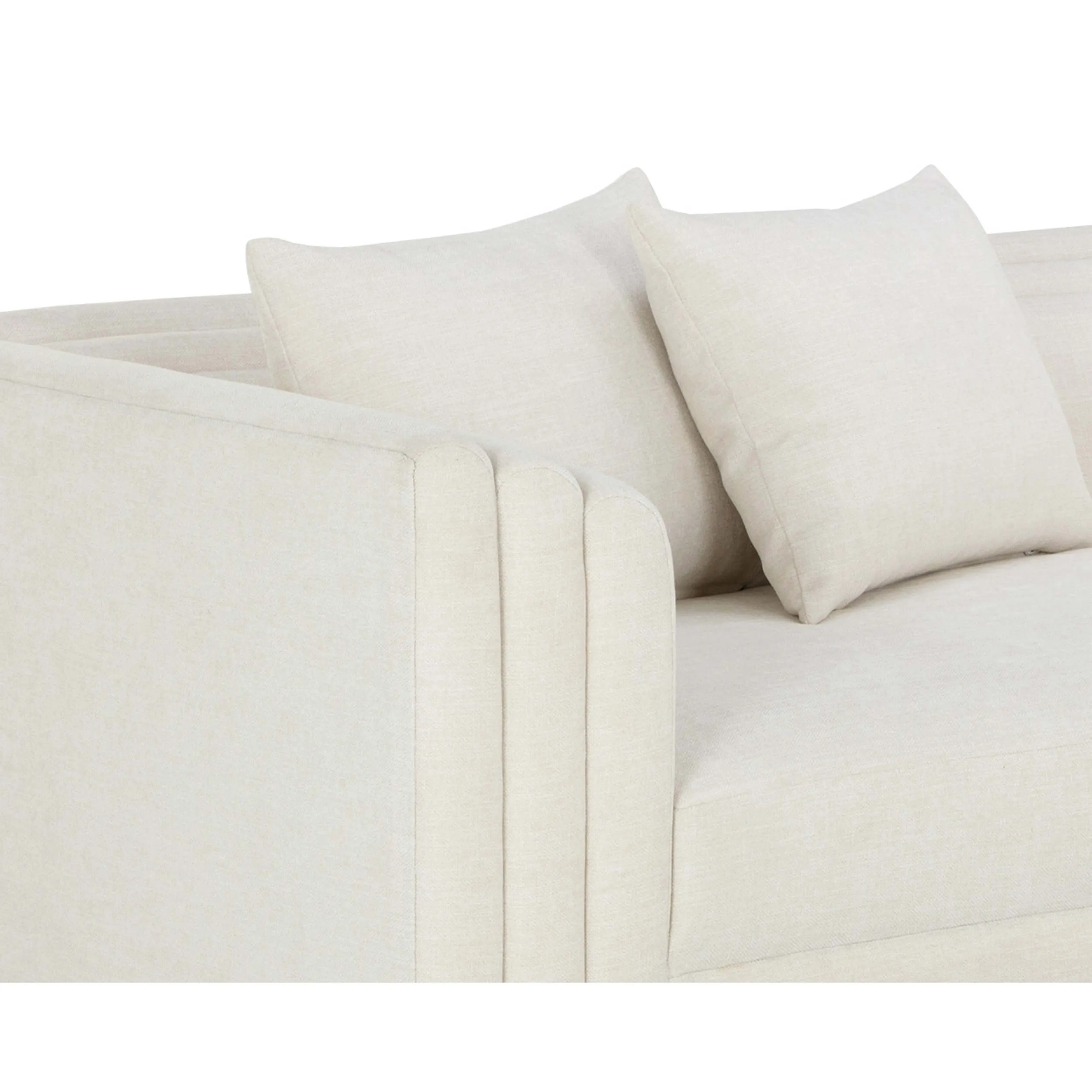 Kira Sofa, Heather Ivory Tweed