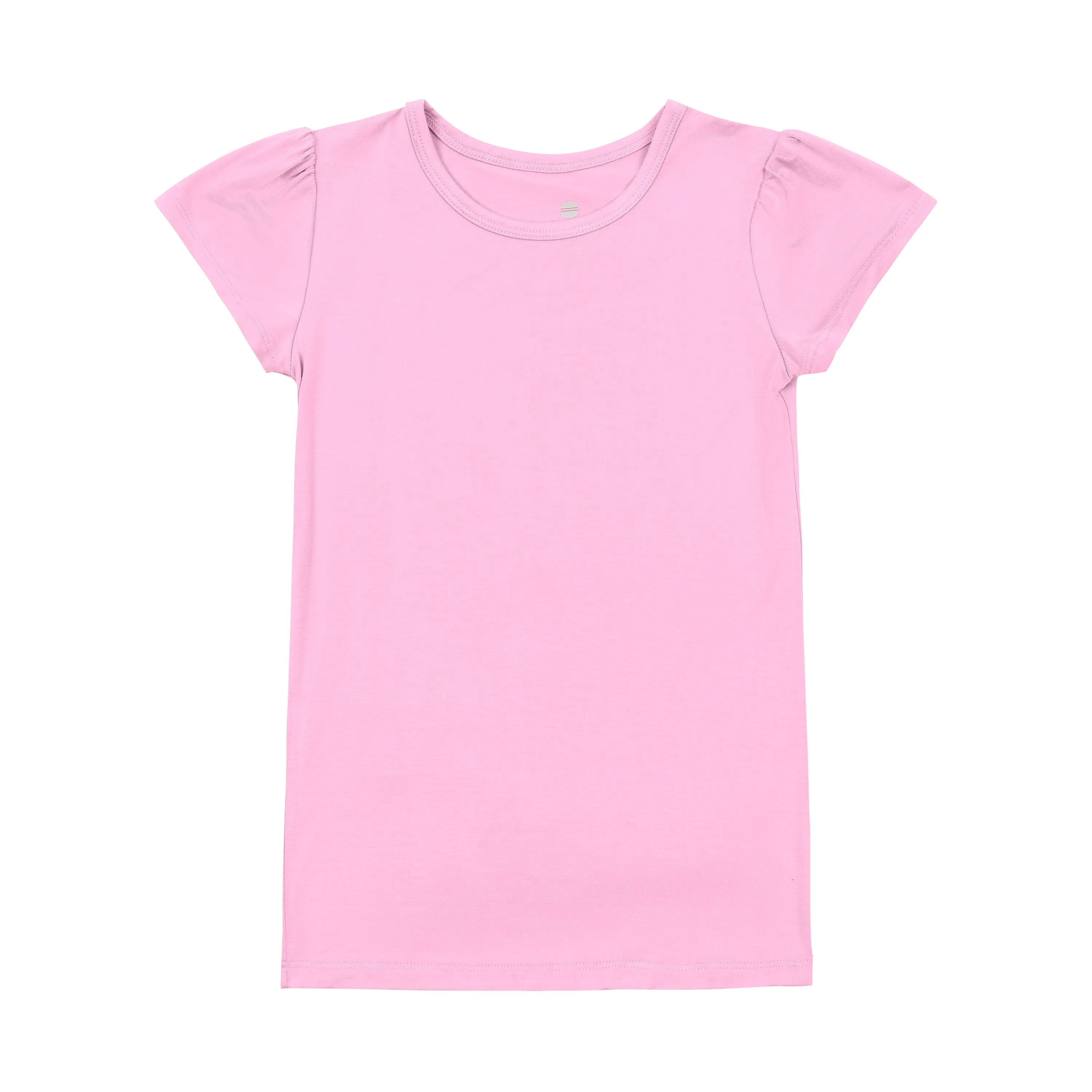 Little Girls Cap Sleeve Tee - PINK LEMONADE