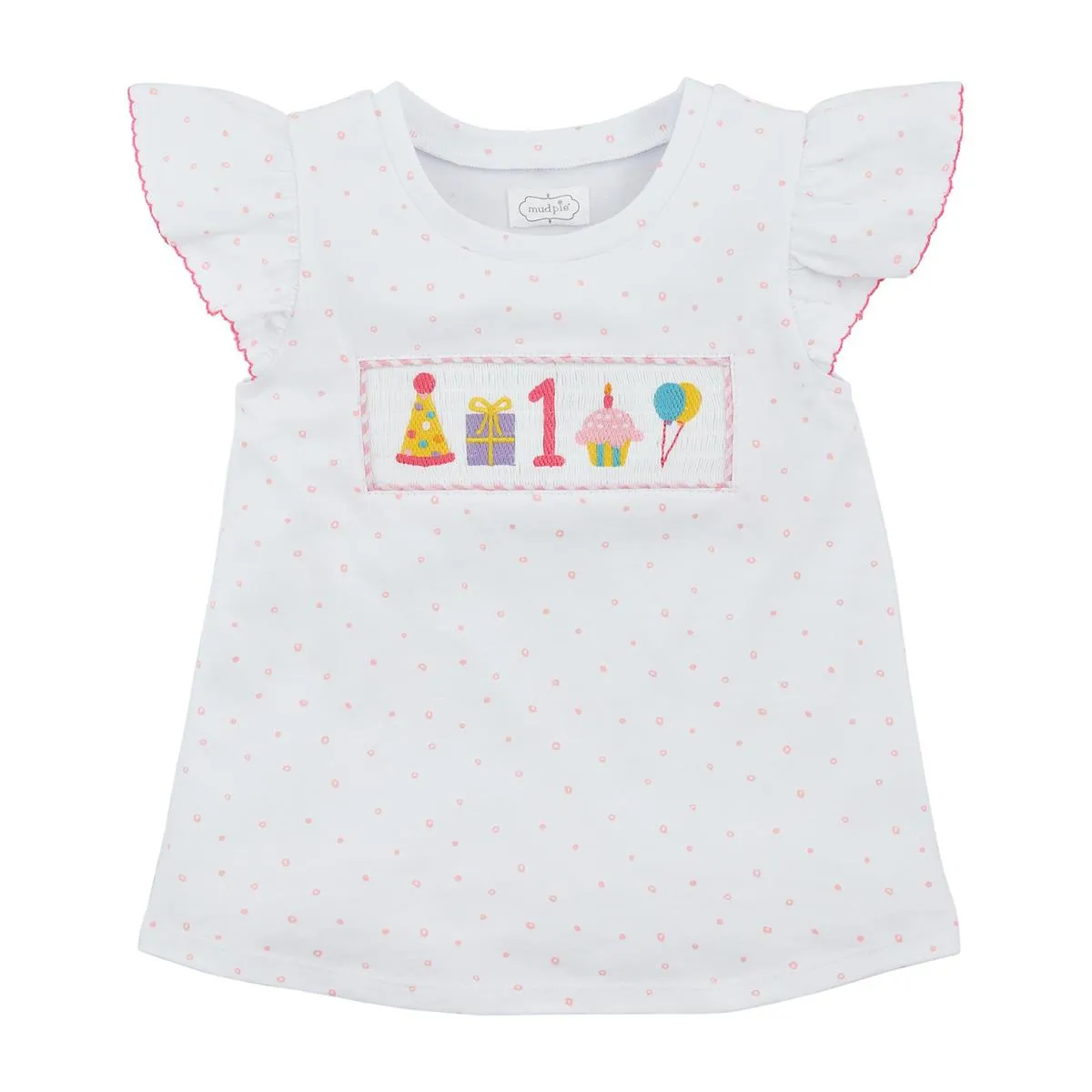 MUD Birthday Girl Smocked One Tunic