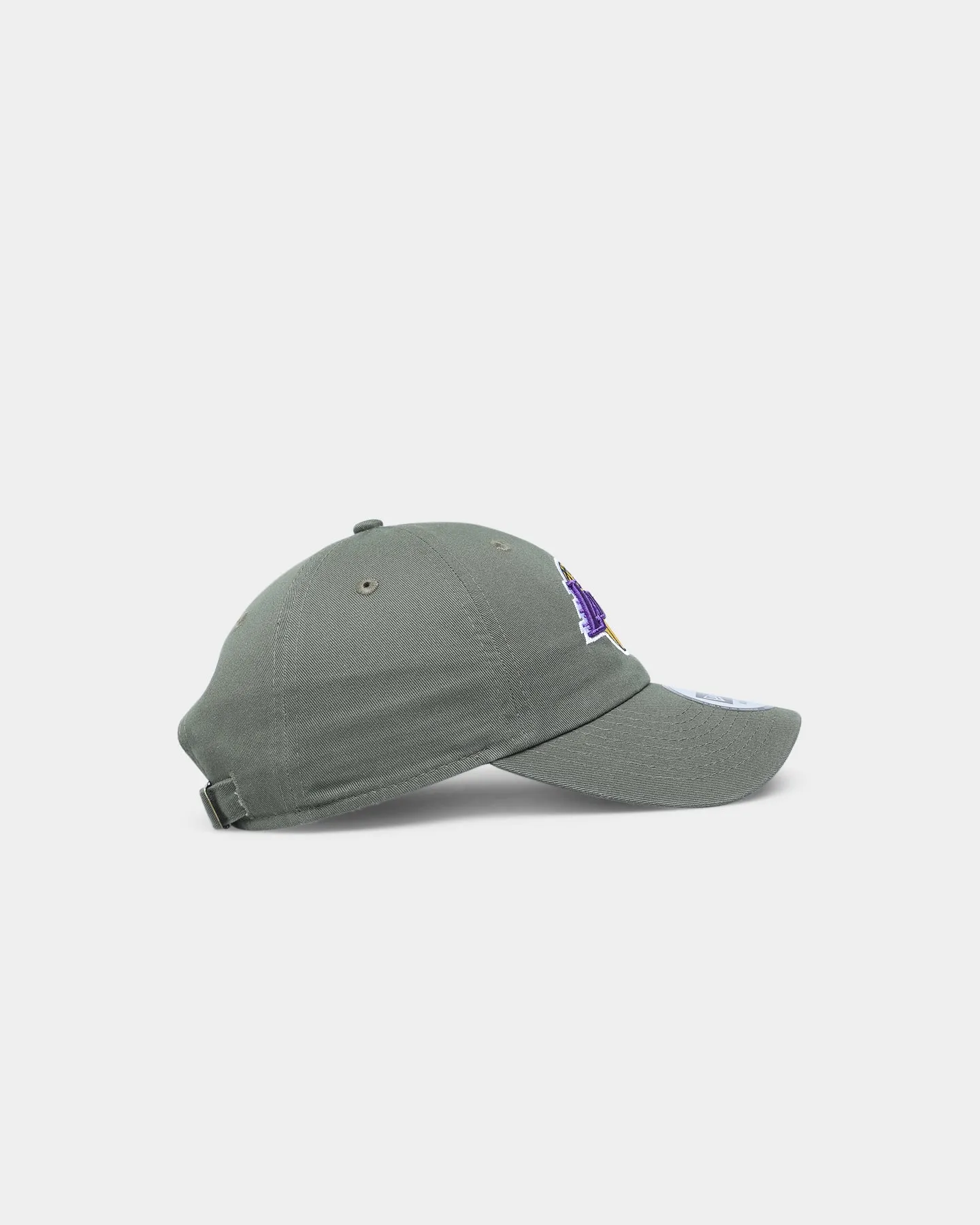 New Era Los Angeles Lakers 'Washed Olive' Casual Classic Strapback Olive Green