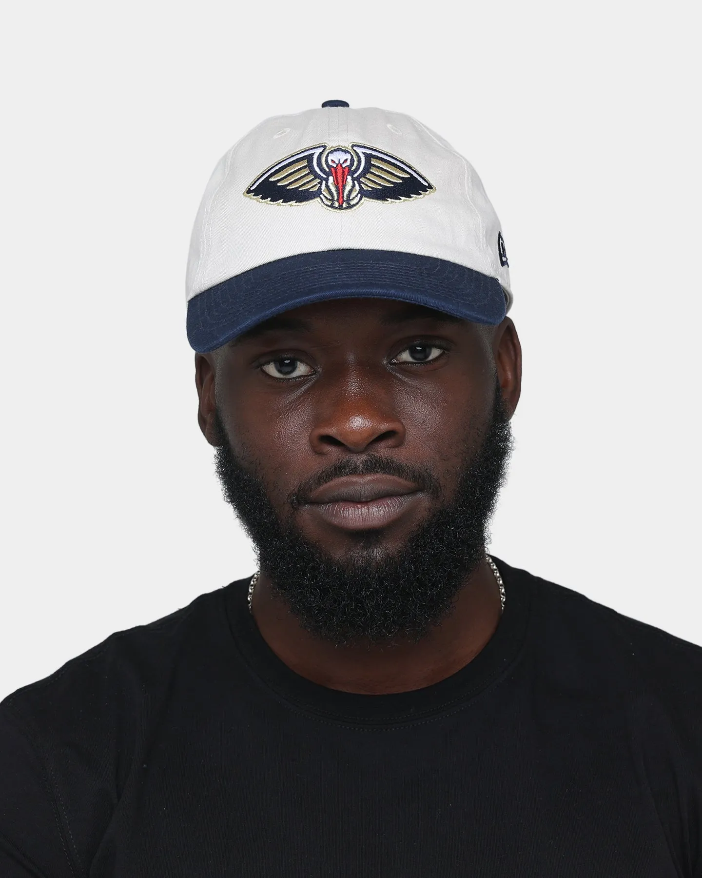 New Era New Orleans Pelicans 'Original Team Colour Visor' Casual Classic Strapback Stone