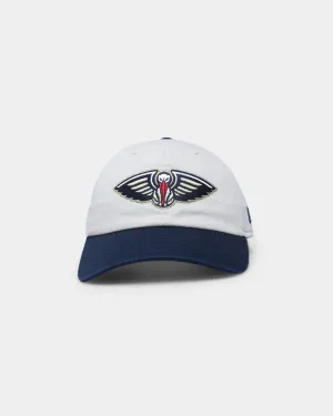 New Era New Orleans Pelicans 'Original Team Colour Visor' Casual Classic Strapback Stone