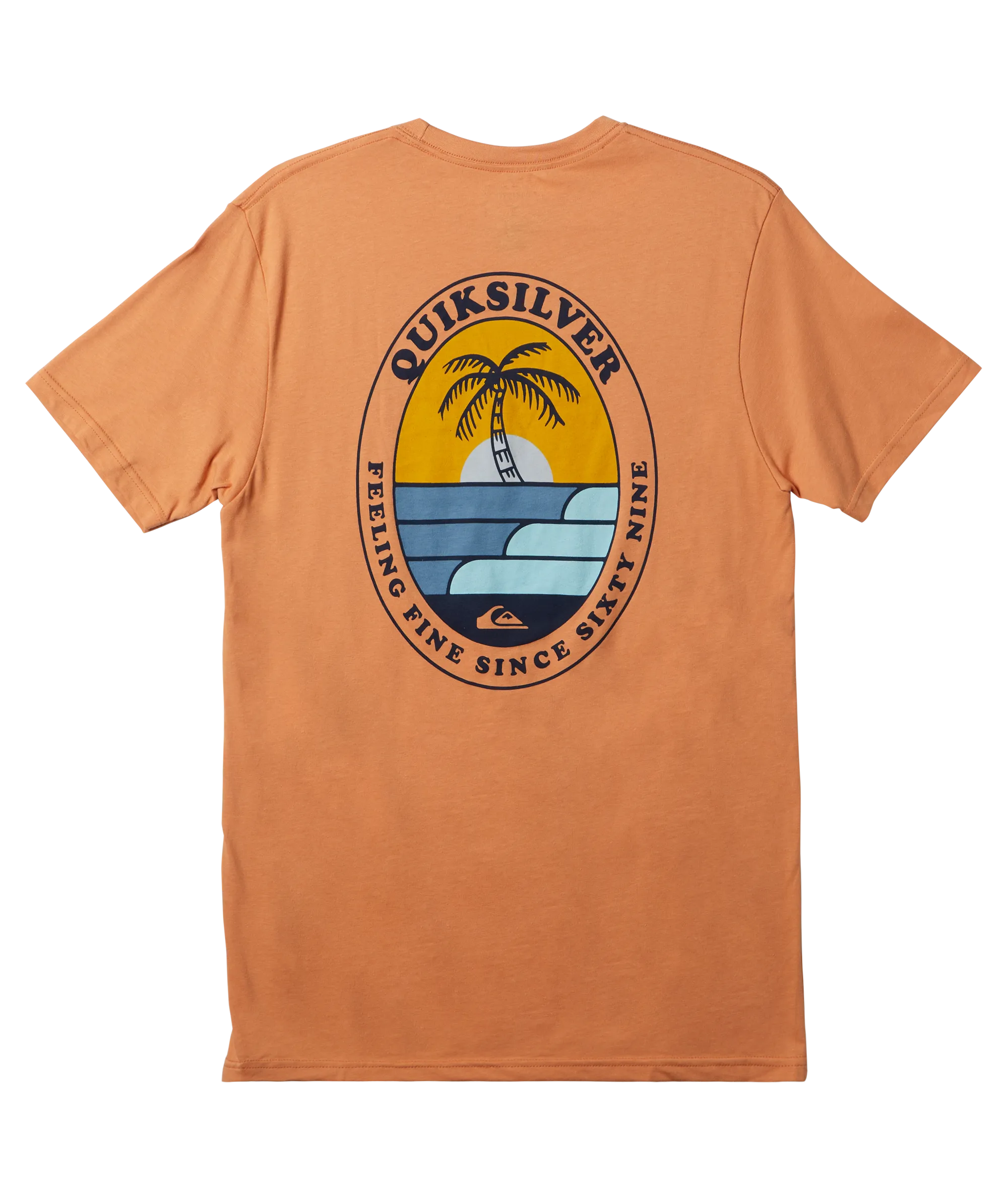 Quiksilver The Ripple Tee-Copper Tan