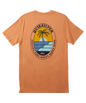 Quiksilver The Ripple Tee-Copper Tan