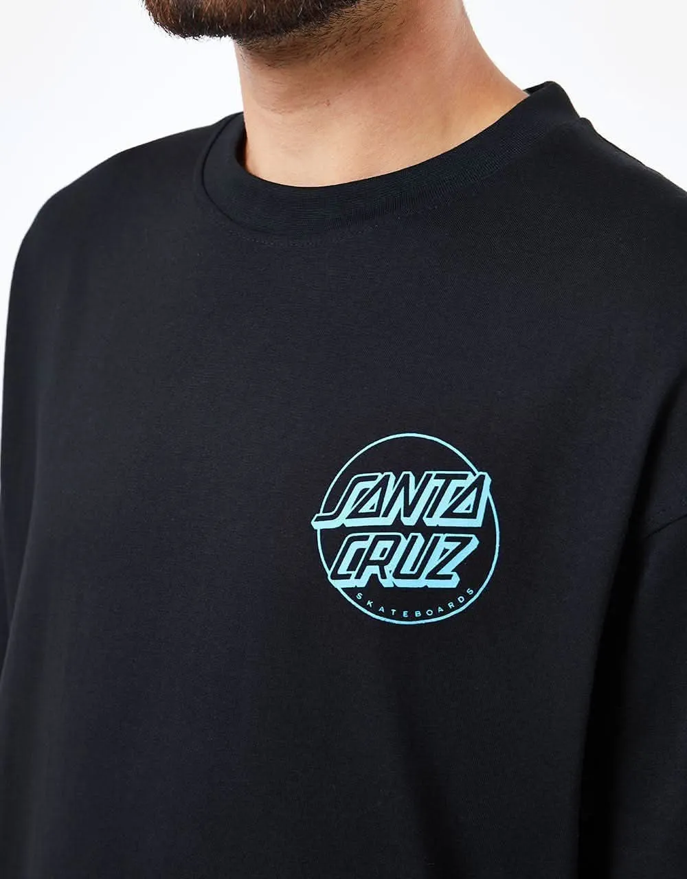 Santa Cruz Dressen Mash Up Opus T-Shirt - Black