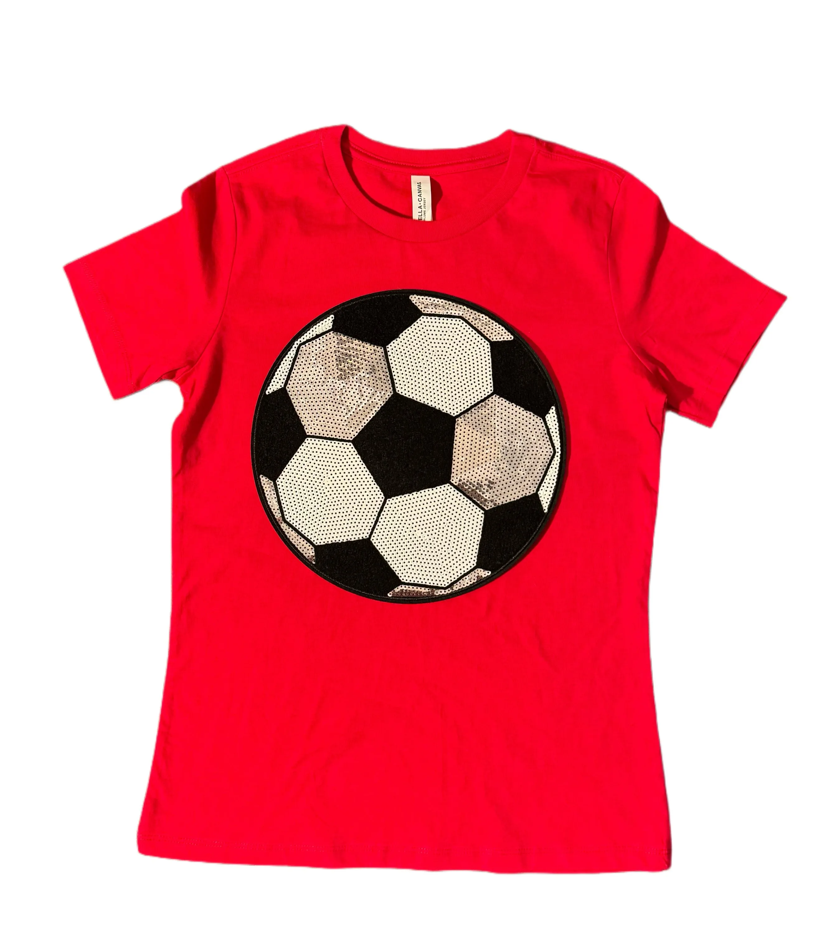 Sequin Soccer Tees (Various Colors)