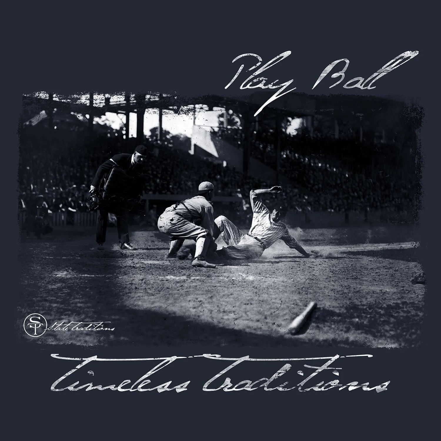 Timeless Traditions Baseball T-Shirt Midnight