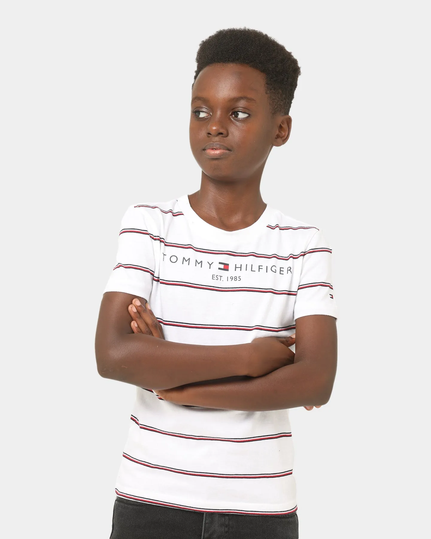 Tommy Hilfiger Kids' Essential Stripe T-Shirt White