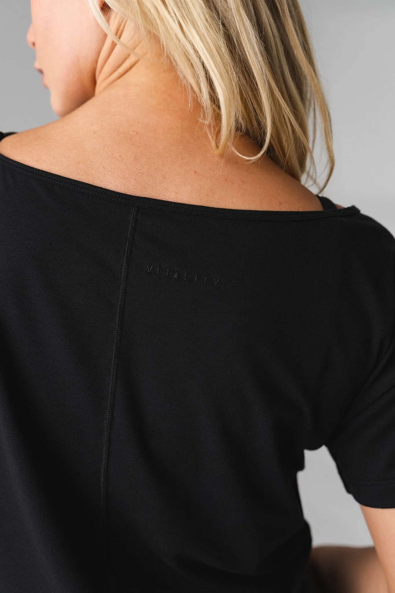 Vitality Versa®  Slouch Tee - Midnight