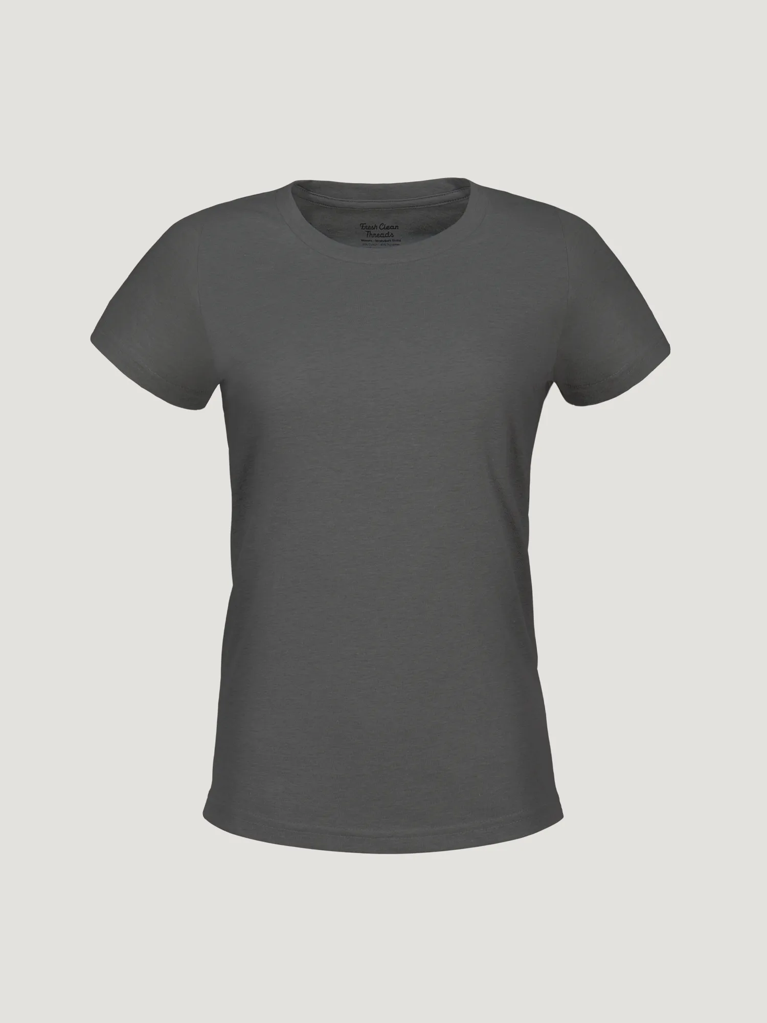 Women's Carbon Grey Crew Neck